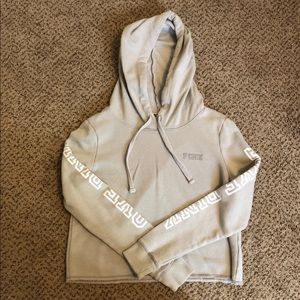 VS PINK cropped hoodie